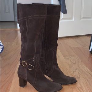 vintage suede boots